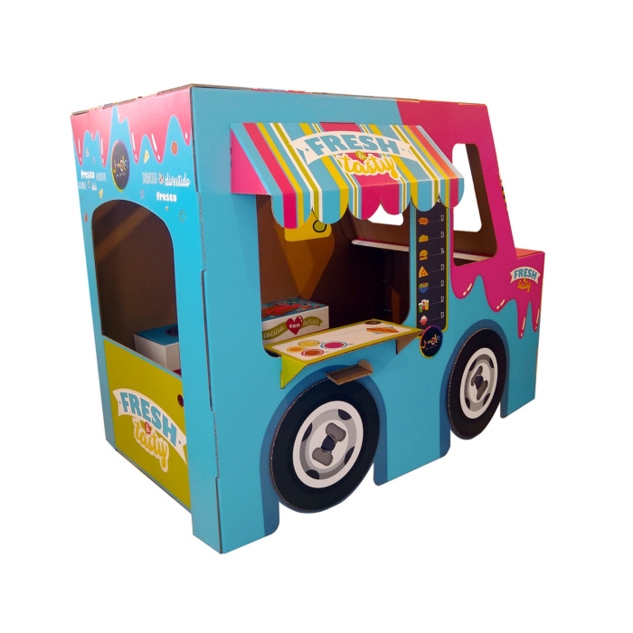 Carro De Comidas Decorado - Imagen 3